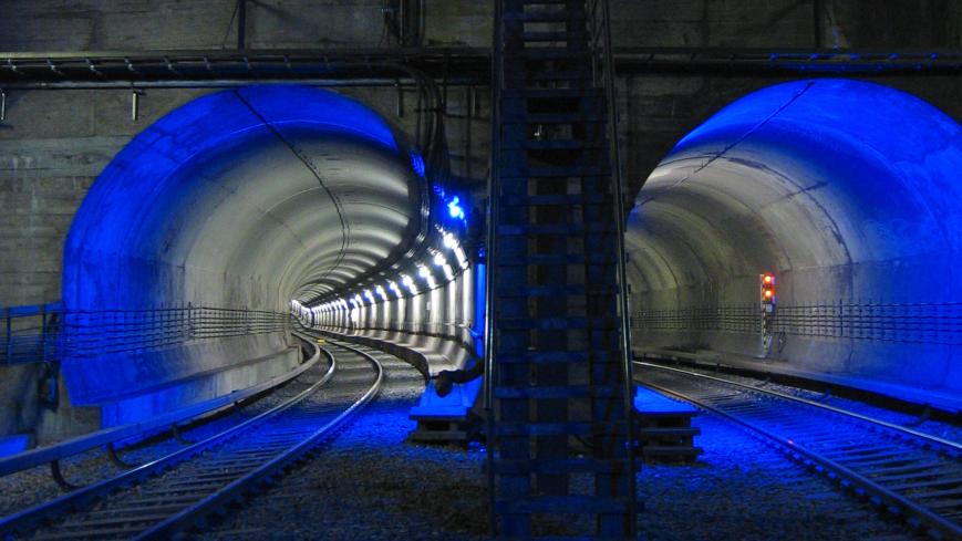 Blick in den U-Bahn-Tunnel