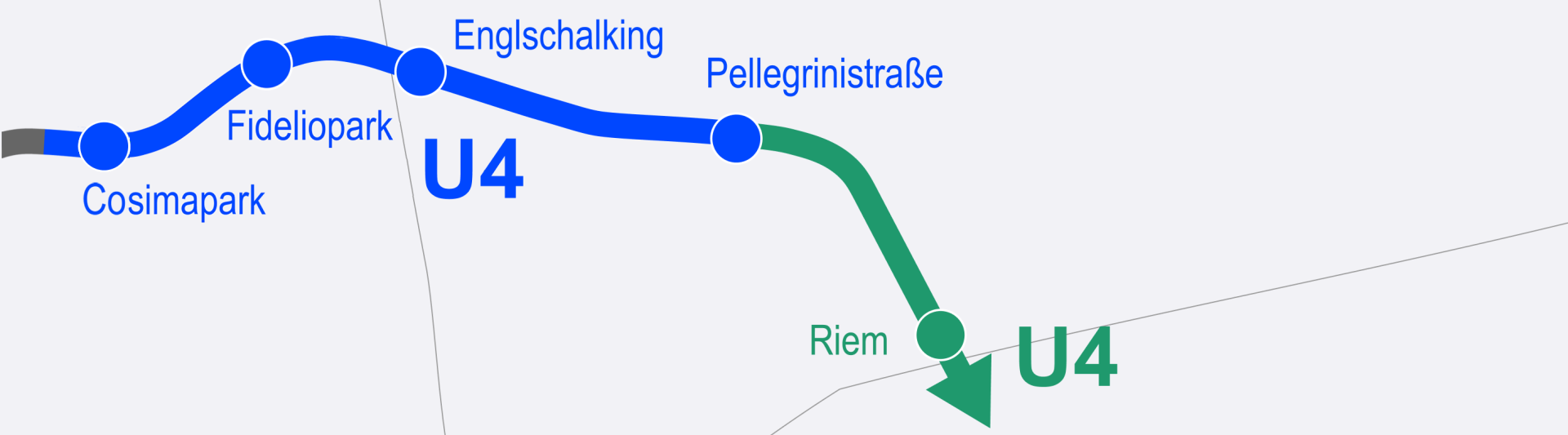 Schmuckbild Verlängerung Linie U4 Ost; Quelle: Baureferat