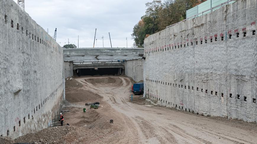 Blick ins U-Bahnbauwerk, Quelle: L. Simon